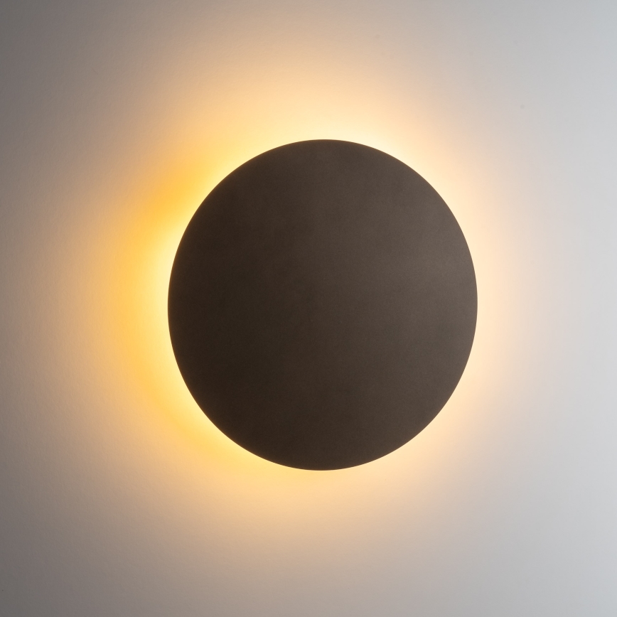 Sienas lampa LUNA 4xG9/8W/230V d. 40 cm brūna