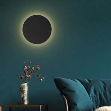 Sienas lampa LUNA 4xG9/8W/230V d. 40 cm melna