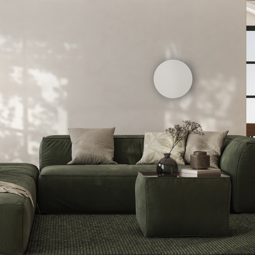 Sienas lampa LUNA 4xG9/8W/230V d. 40 cm pelēka