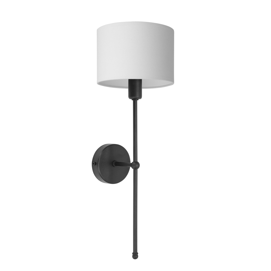 Sienas lampa MADELA 1xE14/40W/230V balta/melna