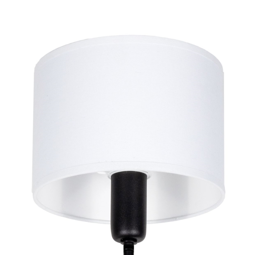Sienas lampa MADELA 1xE14/40W/230V balta/melna