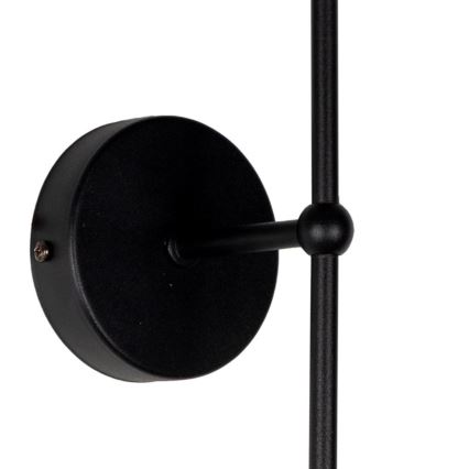 Sienas lampa MADELA 1xE14/40W/230V balta/melna