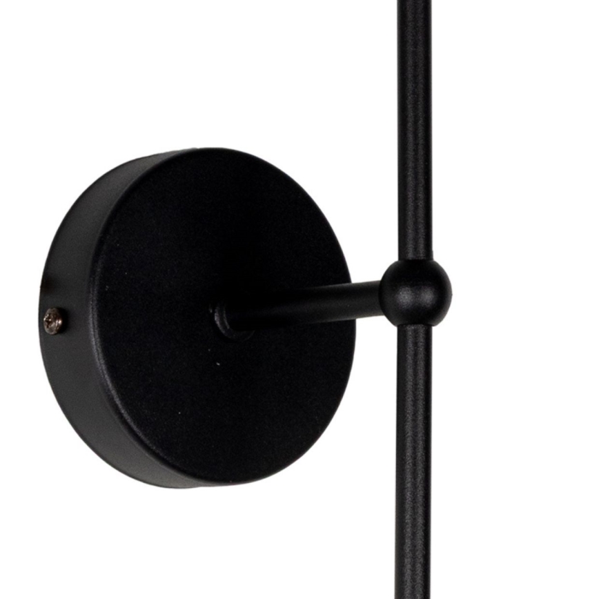 Sienas lampa MADELA 1xE14/40W/230V balta/melna