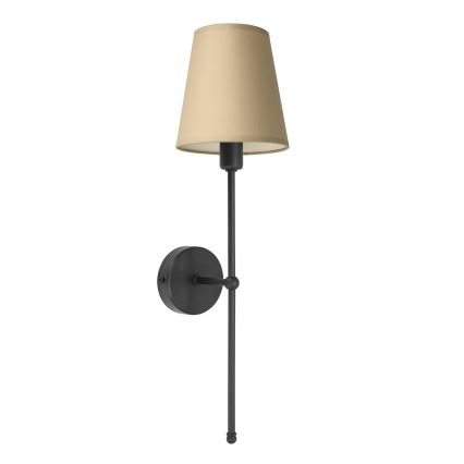 Sienas lampa MADELA 1xE14/40W/230V bēša/melna
