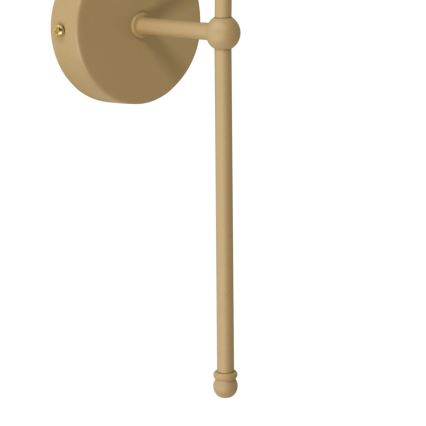 Sienas lampa MADELA 1xE14/40W/230V melna/bēša