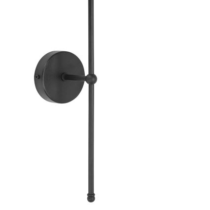 Sienas lampa MADELA 1xE14/40W/230V melna