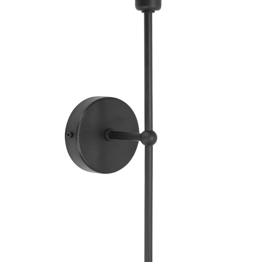 Sienas lampa MADELA 1xE14/40W/230V melna