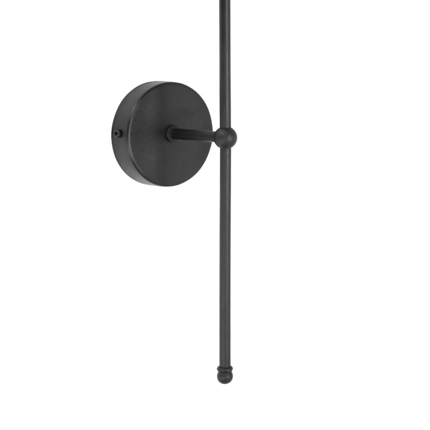 Sienas lampa MADELA 1xE14/40W/230V melna