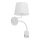 Sienas lampa MAJA 1xE27/15W/230V + 1xGU10/10W/230V balta