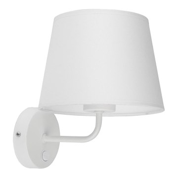 Sienas lampa MAJA 1xE27/15W/230V balta