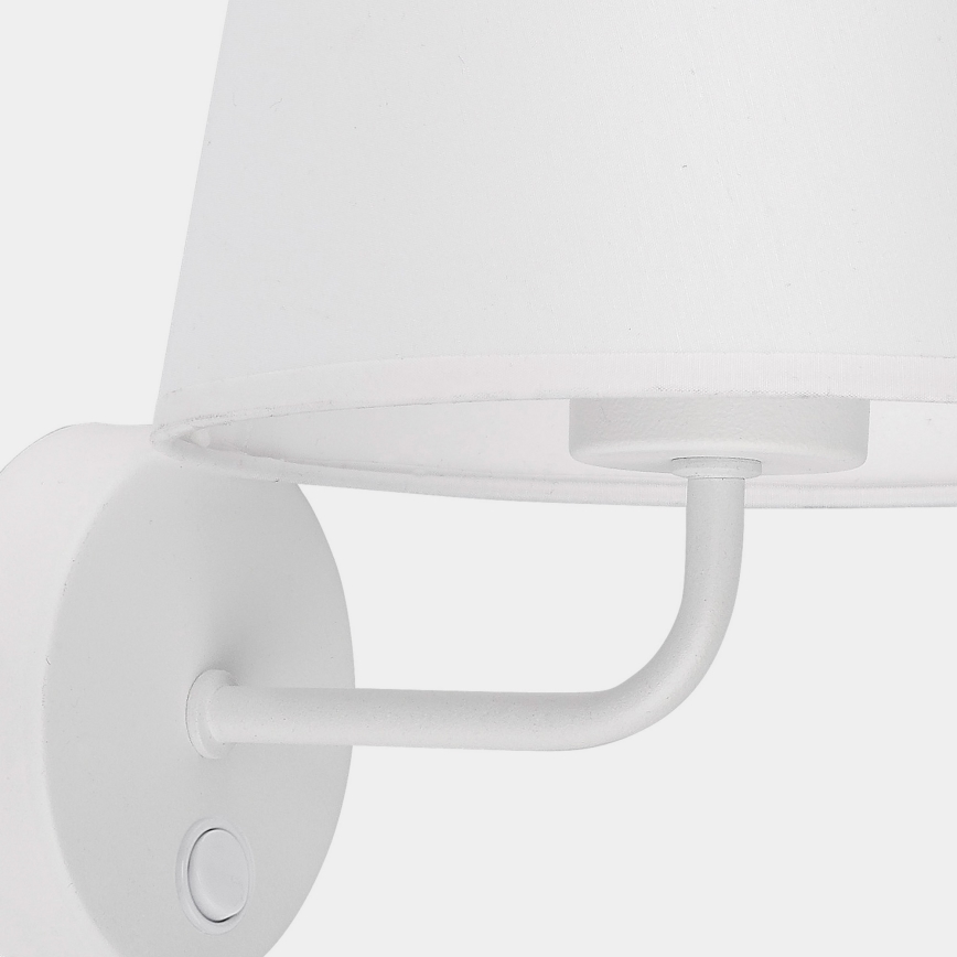Sienas lampa MAJA 1xE27/15W/230V balta