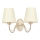 Sienas lampa MALBO 2xE27/15W/230V bēša