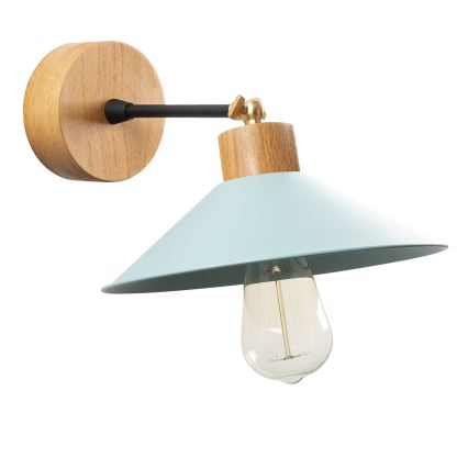 Sienas lampa MANAVGAT 1xE27/40W/230V brūna/zila