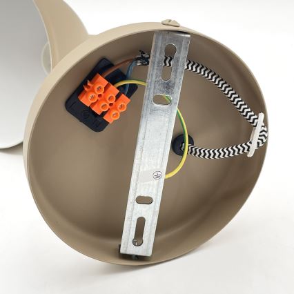 Sienas lampa MARCELLO 1xE27/15W/230V bēša