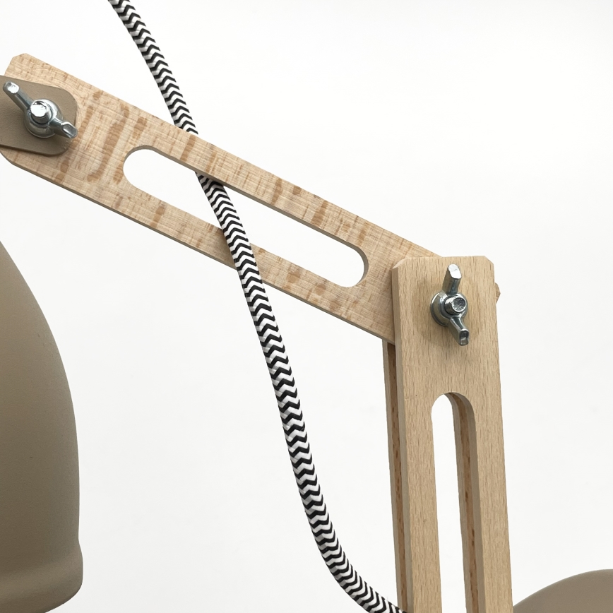 Sienas lampa MARCELLO 1xE27/15W/230V bēša