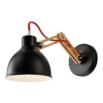 Sienas lampa MARCELLO 1xE27/60W/230V dižskābardis - FSC sertificēts