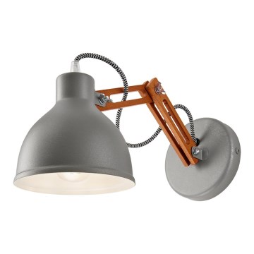 Sienas lampa MARCELLO 1xE27/60W/230V dižskābardis - FSC sertificēts