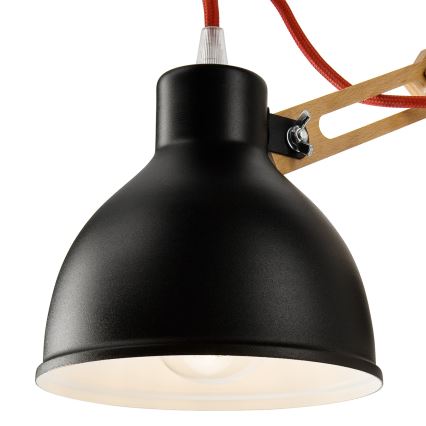 Sienas lampa MARCELLO 1xE27/60W/230V dižskābardis