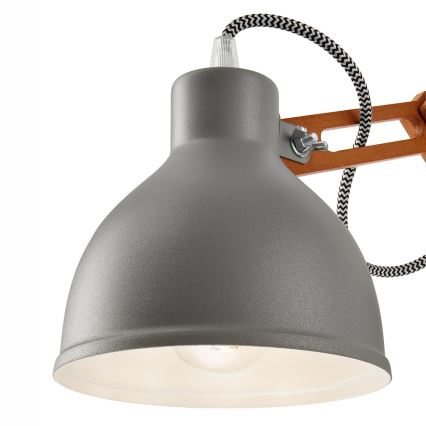 Sienas lampa MARCELLO 1xE27/60W/230V dižskābardis