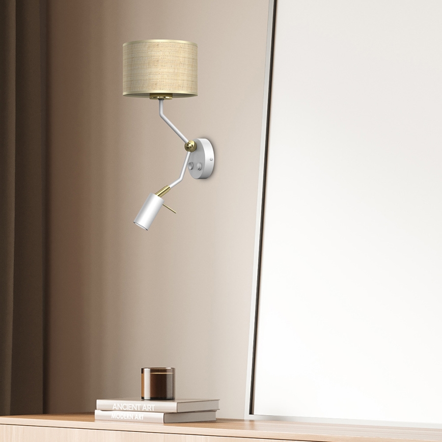 Sienas lampa MARSHALL 1xE27/40W/230V + 1xGU10/MR11/7W