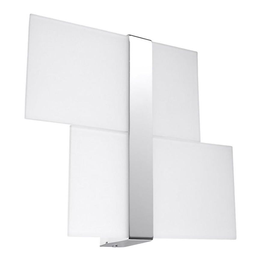 Sienas lampa MASSIMO 2xG9/40W/230V balta/spīdīgi hromēts