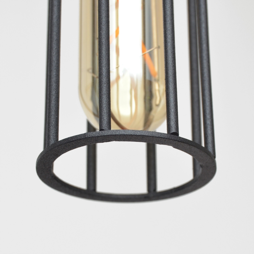 Sienas lampa MELODY 1xE27/15W/230V melna
