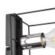 Sienas lampa MIKA 1xE27/60W/230V melna/hroms