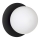 Sienas lampa MINERVA 1xE14/10W/230V melna