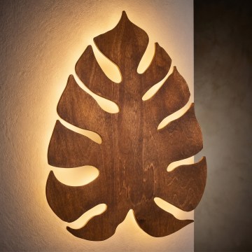Sienas lampa MONSTERA 3xG9/8W/230V brūna
