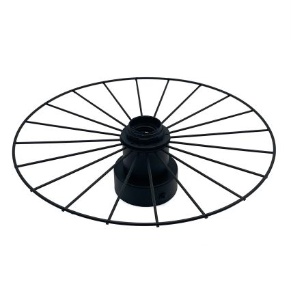 Sienas lampa MONTANA 1xE27/15W/230V d. 30 cm melna