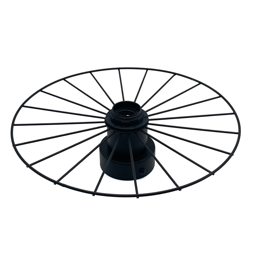 Sienas lampa MONTANA 1xE27/15W/230V d. 30 cm melna