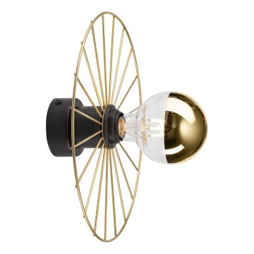 Sienas lampa MONTANA 1xE27/15W/230V d. 30 cm zelta