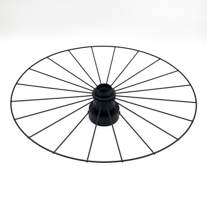 Sienas lampa MONTANA 1xE27/15W/230V d. 45 cm melna