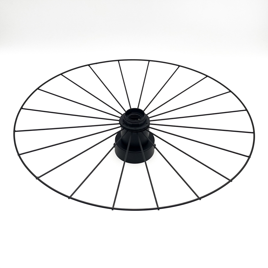 Sienas lampa MONTANA 1xE27/15W/230V d. 45 cm melna