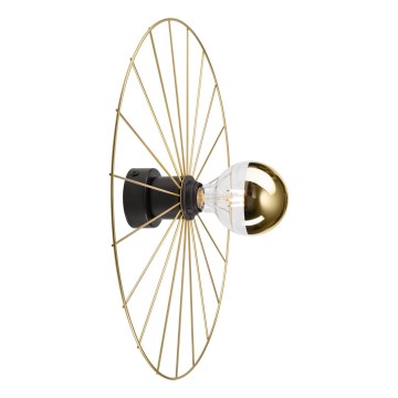 Sienas lampa MONTANA 1xE27/15W/230V d. 45 cm zelta