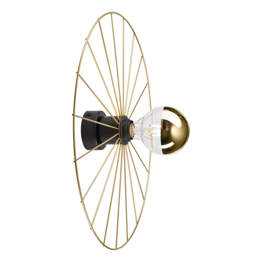 Sienas lampa MONTANA 1xE27/15W/230V d. 45 cm zelta
