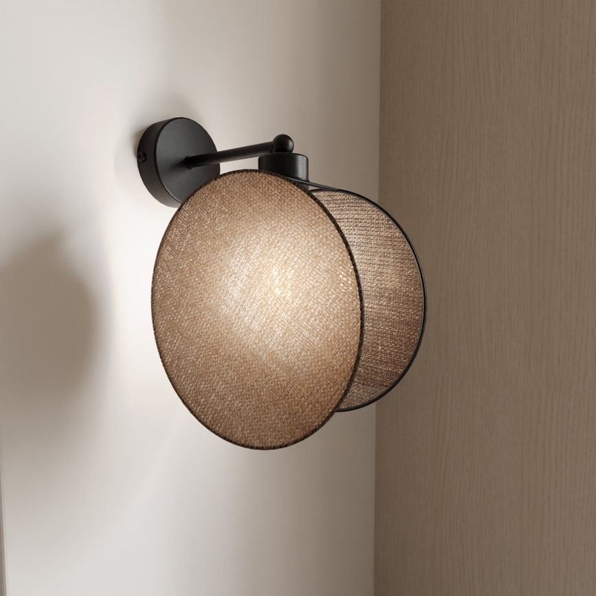 Sienas lampa MOTIF 1xE14/10W/230V bēša