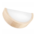 Sienas lampa NATURAL 1xE27/60W/230V priede