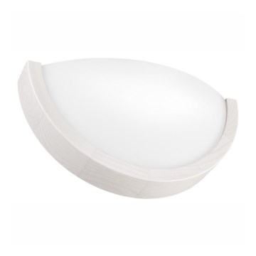 Sienas lampa NATURAL SLIM 1xE27/60W/230V priede/balta