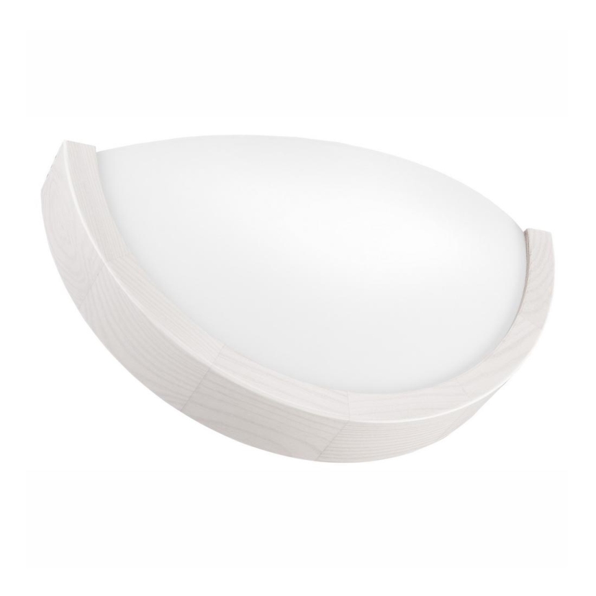 Sienas lampa NATURAL SLIM 1xE27/60W/230V priede/balta