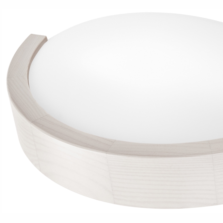 Sienas lampa NATURAL SLIM 1xE27/60W/230V priede/balta