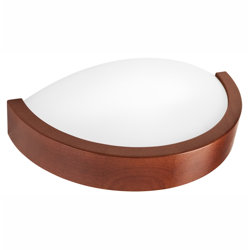 Sienas lampa NATURAL SLIM 1xE27/60W/230V priede/brūna