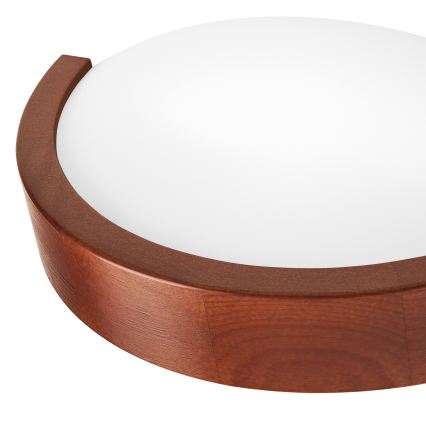 Sienas lampa NATURAL SLIM 1xE27/60W/230V priede/brūna