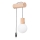 Sienas lampa NIBMI 1xG9/8W/230V dižskābardis