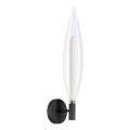 Sienas lampa NORDIC 1xG9/5W/230V melna/caurspīdīga