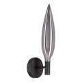 Sienas lampa NORDIC 1xG9/5W/230V melna/dūmakaina pelēka