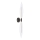 Sienas lampa NORDIC 2xG9/5W/230V melna/caurspīdīga