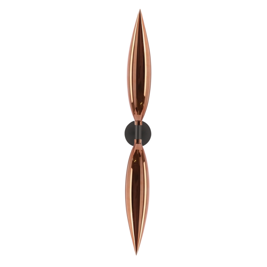 Sienas lampa NORDIC 2xG9/5W/230V melna/vara krāsā