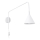 Sienas lampa NOX 1xE14/10W/230V balta