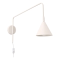 Sienas lampa NOX 1xE14/10W/230V krēmkrāsa